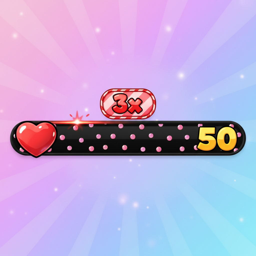 Barra dei moltiplicatori con indicatore rosso e valore 3x durante Free Spins